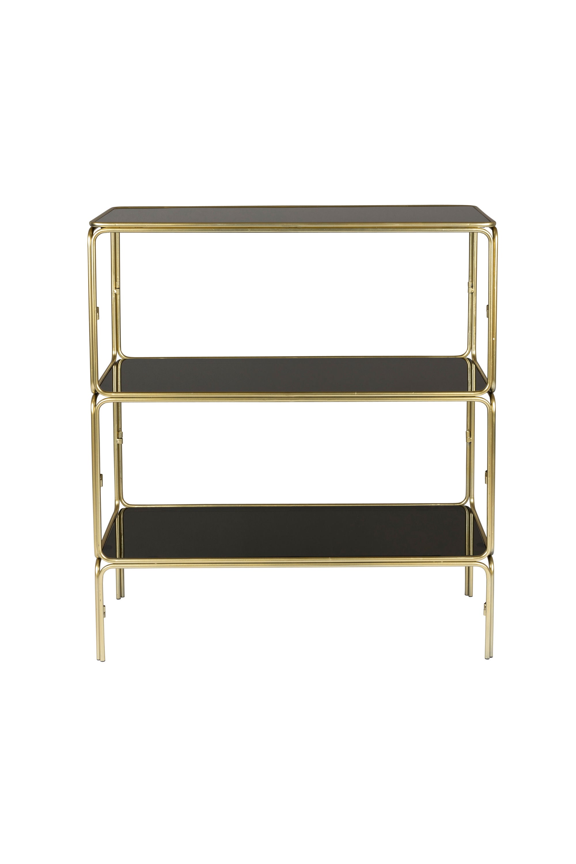 Liah Gold & Smoked Glass Display Unit